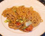 おひとりさまのオム焼うどん作り方3写真