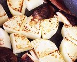 簡単！焼き大根と椎茸の大根おろしぞえ作り方5写真