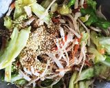 キャベツと鶏胸肉の麺つゆチキンサラダ作り方5写真