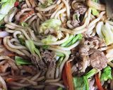 ランチ！美味しいふんわり仕立ての焼うどん作り方7写真