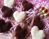 ♡簡単おやつ♡ハートの型抜きチョコラスク作り方7写真