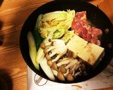 鶏ですき焼き!鶏すき☆フライパン可作り方4写真