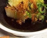 簡単！焼き大根と椎茸の大根おろしぞえ作り方7写真