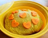 レンジで！キャベツドーム　カレー風味作り方4写真