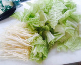 ダイエットにも！白菜とエノキの蒸し煮☆作り方1写真