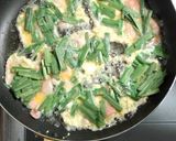 豚肉のニラたま焼き作り方5写真