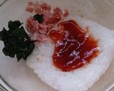 手づかみ離乳食に☆焼きオムライス作り方1写真