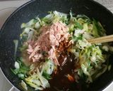 色は悪いが味は良い♡長ねぎパスタ作り方3写真