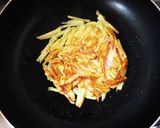 千切りポテトのハムチーズパンケーキ作り方5写真