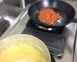 セルバチコのトマトソースパスタ作り方7写真