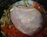 おかずもご飯も！液体塩こうじ蒸し鶏&めし作り方3写真