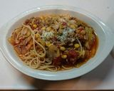 野菜ｽｰﾌﾟ～の本格ｽｰﾌﾟﾊﾟｽﾀ作り方13写真