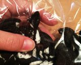 バレンタイン＊生チョコブラックサンダー風作り方1写真