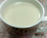 ダイエットにも♪ホット麦茶豆乳ラテ♡作り方3写真