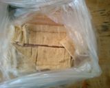 簡単 ほうれん草 椎茸 油揚げの 味噌汁作り方3写真