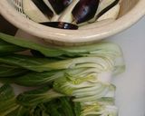 ♪ナスとチンゲン菜のウマ辛炒め♪作り方1写真