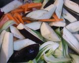 ♪ナスとチンゲン菜のウマ辛炒め♪作り方4写真