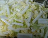 白菜と肉だんごの具沢山スープ作り方4写真