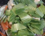 ♪ナスとチンゲン菜のウマ辛炒め♪作り方5写真