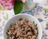 ♪水戻しナシ！アラメと切干の炊き込みご飯作り方4写真