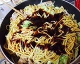 4種ソースコラボ✩焼きそば作り方7写真