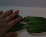 お弁当に♪簡単すぎ？オクラのお漬物。作り方1写真