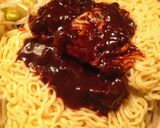 野菜だけ!豆苗ともやしの甘辛味噌焼きそば作り方5写真
