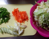 節約☆白菜と鶏むね肉の和風あんかけ☆作り方2写真