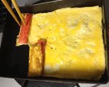 ☆お弁当に彩り!カニカマin卵焼き☆作り方6写真