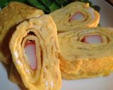 ☆お弁当に彩り!カニカマin卵焼き☆作り方11写真