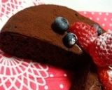 炊飯器で●低カロ●ほろにがガトーショコラ作り方8写真