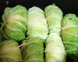 ちょっと和風！ごぼうの風味のロール白菜作り方4写真