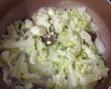 白菜と粉チーズのスクランブルエッグ作り方3写真