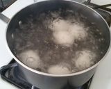 フライドオニオンDeviled Eggs作り方1写真