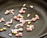 ベーコン&エッグ 朝パスタを朝食に!作り方2写真