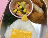 幼稚園 キャラ弁♡節分 オニ ぎり作り方2写真