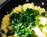 卵チャーハンほうれん草入り作り方3写真