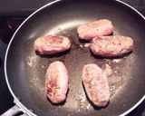 根菜バーグ☆ロコモコ風作り方5写真