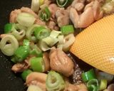 鶏肉とネギの簡単炒飯作り方3写真