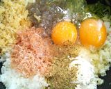 残りご飯で☆タコ焼き風まん丸焼おにぎり作り方1写真