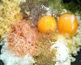 残りご飯で☆タコ焼き風まん丸焼おにぎり作り方1写真