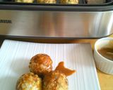 残りご飯で☆タコ焼き風まん丸焼おにぎり作り方2写真