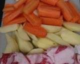 豚こまカレー◆圧力鍋で◆野菜ごろごろ作り方1写真