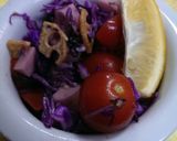 トスサラでトマトと魚肉ソーセージのサラダ作り方5写真