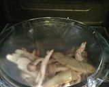ゴボウとしめじの絡めキムチ作り方2写真