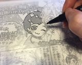 簡単★キャラチョコ・痛チョコプレート作り方3写真