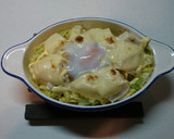 くたくたｷｬﾍﾞﾂの豆腐焼き作り方9写真