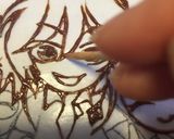 簡単★キャラチョコ・痛チョコプレート作り方6写真