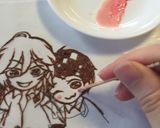 簡単★キャラチョコ・痛チョコプレート作り方9写真