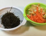 切り昆布の煮物作り方1写真